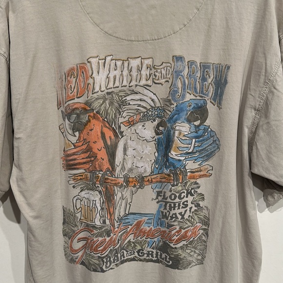 Red, White & Brew Great American Bar and Grill T-Shirt - Picture 9 of 11